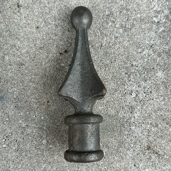 5 Decorative Iron Fenials, Fence / Gate Toppers - Picture 13 of 16